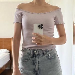 Lettuce Hem Crop Top